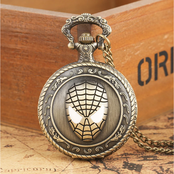 Pocket Watch Other - Spiderman Pocket Watch NEW Gift Marvel Spidey Superhero Comic